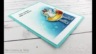 Copic Coloring & Distress Oxide background Part 2 Kraftin Kimmie Stamps