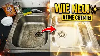 Sp&uuml;le gl&auml;nzend sauber: Der ultimative Natron-Essig-Trick! ✨