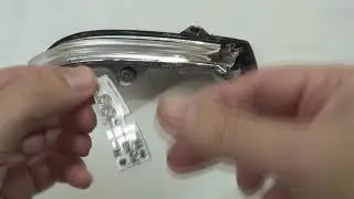 Teardown SIDE rear VIEW mirror LED turn LIGHT 💡