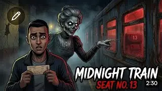 Midnight Train Seat No:13 😱|Real Story | Shadow Stories | #midnight #horror 