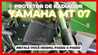 YAMAHA MT07 - NÃO COMPRE UM PROTETOR DE RADIADOR ANTES DE ASSISTIR A ESSE VÍDEO - 4K