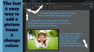 PhotoDirector 9 & 8 - Add & Customize a Picture Frame Using Layers