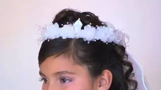 Headwreath with Veil Style FG_911- White only