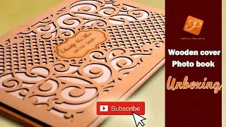 Wooden cover photo book | Unboxing wedding beautiful album |Latest album design 2020