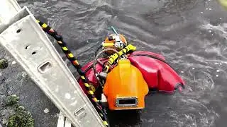 Plerguer : que faisait ce scaphandrier &agrave; la station d&rsquo;&eacute;puration ?
