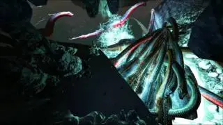 ARK : Survival Evolved [Official Server] RAID CAVE Hard Underwater #6  MEAT RUN ON CG