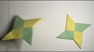 Stella ninja origami. Tutorial origami ninja star