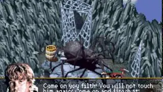 Lord of the rings Return of the king Boss fight: Sam vs Shelob