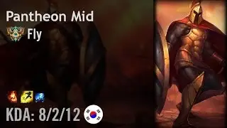 Pantheon Mid vs Zed - Fly - KR Challenger Path 6.4