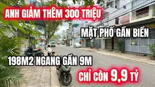 🔥Anh Giảm Thêm 300 Triệu Muốn Bán Nhanh Nhà Mặt Tiền Thái Phiên Gần Biển | 198M2 Ngang Gần 9M
