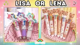 Lisa or Lena 💞 Shopping for School Supplies & Stationery ✏️📒🛒