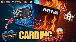 FREE FIRE CARDING 🤑 | SECRET WEBSITE REVELED 🤯| HOW TO DO FREE FIRE CARDING 2025