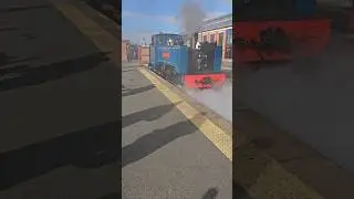 No.9 Prince of Wales giving footplate rides at Aberystwyth #shortsvideo #train
