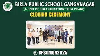 Birla Public School Ganganagar Celebrates Outstanding Achievers of BPSGMUN 2.0 (2025)