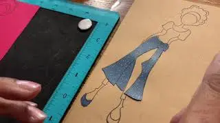 JN Prima Doll Tag - DIY Paper Piecing