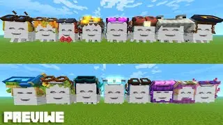 Minecraft Action & Stuff: Happy Ghast Tries Every Harness! ✨