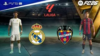 FC 26 - Real Madrid vs Levante UD | La Liga 25/26 | Carlos &Aacute;lvarez vs Kylian Mbapp&eacute; epic battle