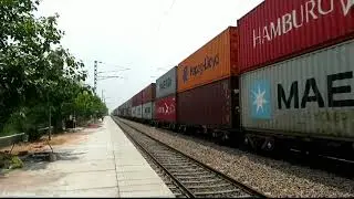 Double Decker Goods Train in India