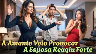 Amante vai à casa provocar… mas a esposa reage com força e deixa o marido em choque