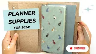 New Planner Supplies for 2024 | Cover, Stickers, Washi, Vinyls