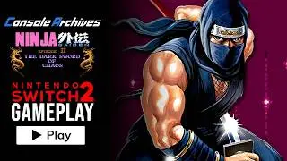 Console Archives (Nintendo Switch 2) - NINJA GAIDEN II: THE DARK SWORD OF CHAOS Gameplay