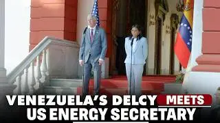 WATCH LIVE: Venezuela Interim President Delcy Rodriguez meets US Secretary of energy
