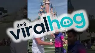 Disneyland Employee Interrupts Proposal After Man Got Permission || ViralHog