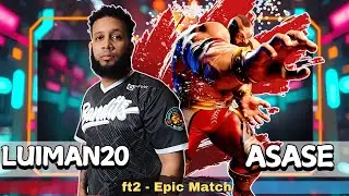 🕹️ LUIMAN 20 (DHALSIM) 🆚 🕹️ASASE (ZANGIEF ) | ELITE FIGHTERS COLLIDE👑 |