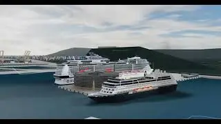 Arriv&eacute; / D&eacute;part [MSC Meraviglia & Azamara Quest] - cruise ship simulator Roblox 