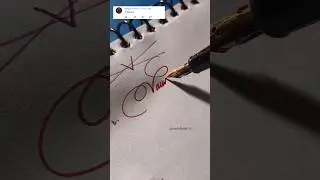 How to make sign letter V? #V signature style#calligraphy #v#viral