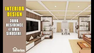 3 BHK Flat Interior Design | L&T Eden Park Phase 2 | Siruseri, Chennai | Interios