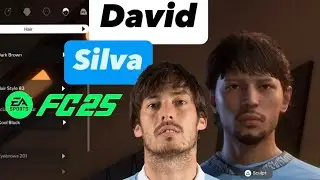 EAFC25 face creation | HOW TO MAKE DAVID SILVA | virtual pro lookalike