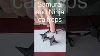 Samurai and Ninja Caltrops #shorts