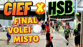 FINAL DO VÔLEI MISTO 🏐🔥 🟠 CIEF x HSB 🟢 JEEP'S #2025 #volleyball #volei #jogosescolares