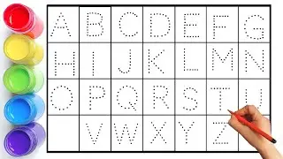ABC Alphabet Coloring & Color Learning for Toddlers