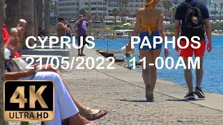 Paphos Cyprus  in 4k UHD (Harbour) *travel vlog*