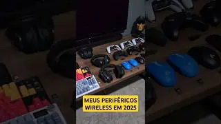 TODOS os meus PERIF&Eacute;RICOS WIRELESS em 2025, Mouses, Teclados, Fones e Controles, qual &eacute; melhor?