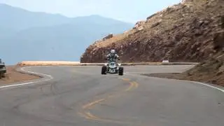 2012 PPIHC quad class 5 run at Pikes Peak shot from devils playground