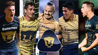 Los Goles de Palacios, Berj&oacute;n, Vidangossy, Ruiz y Dutari con Pumas