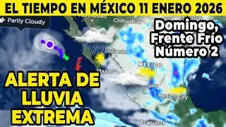 🔴 PREP&Aacute;RATE PARA TIEMPO SEVERO PARA GRAN PARTE DEL PAIS ESTE DOMINGO 11 DE ENERO 2026