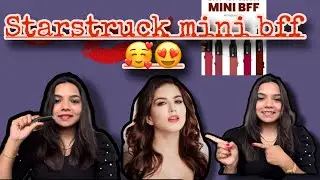 🦋New Lipstick swatches in natural light| 😍Sunny Leone&rsquo;s StarStruck Mini BFF🥰😍 | best lipstick shade