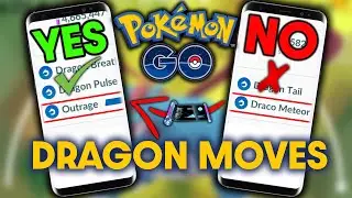 ЛУЧШИЕ ПРИЕМЫ *ДРАКОНЬЕГО ТИПА* в POKEMON GO #шорты