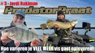 PredatorPraat #3 - Jordi Rakiman verteld hoe variatie je veel MEER VIS gaat opleveren