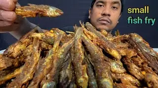 SMALL FISH FRY EATING | SMALL FISH FRY EATING SHOW | SMALL FISH FRY MUKBANG | SMALL FISH FRY ASMR