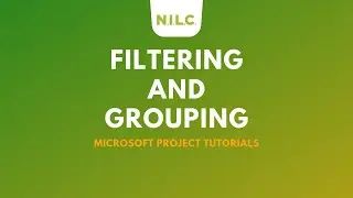 Filtering and Grouping Tasks in Microsoft Project