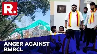 Bengaluru Civic Apathy: Massive Protests Against BMRCL Over Infra Collapse