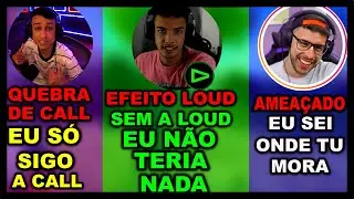 LOUD VINIX DESABAFA SOBRE EFEITO LOUD |  BUXEXA FOI AMEA&Ccedil;ADO | BAK FALA SOBRE QUEBRA DE CALL EM PEAK