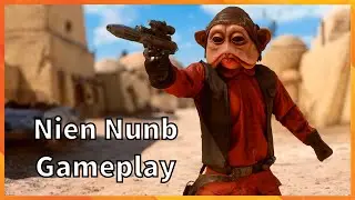 Nien Nunb Gameplay Star Wars Battlefront 2