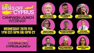 UK-US: Bases Off Cyprus Launch Webinar
