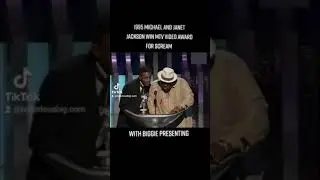 1995 Michael and Janet Win MTV Video Award for Scream with Biggie Presenting